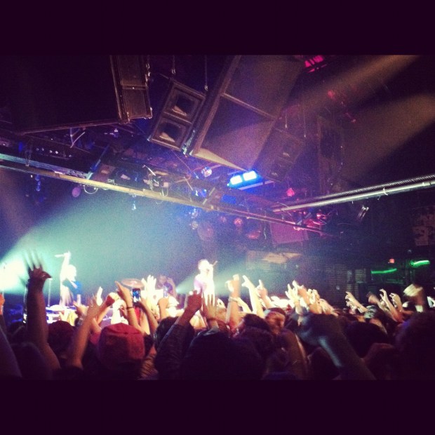 Macklemore and Ryan Lewis performing "Victory Lap"