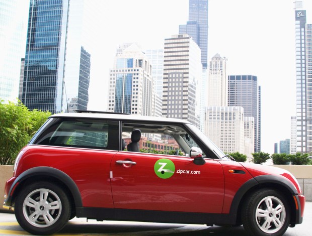 An image of a ZipCar from the company's website
